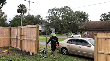 Sliding gate 6x16ft.