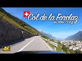 Driving the Col de la Forclaz from Martigny Switzerland to Chamonix France