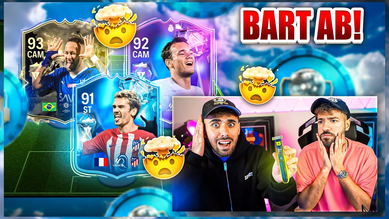 Wer muss BART ABRASIEREN vs WAKEZ😱👶🏼🚨 FUT DRAFT CHALLENGE EA FC 24 !!