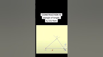 construct triangle #maths #geometry #construction #sketch #fyp #shorts #school #education #line #edu