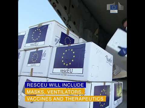 EU reserve of medical equipment delivers masks to Italy