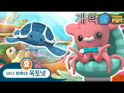 바다 탐험대 옥토넛 - 얼마나 많은 바다 생물의 이름을 댈 수 있어요? 🐙 - 신학기 스페셜! 🎒🚌 - 모음집