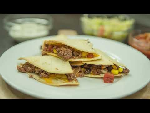 Beef Bean Quesadilla Recipe