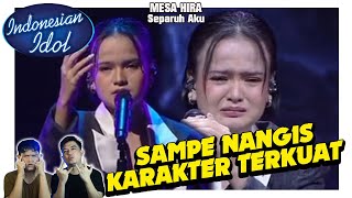 Karakter vokal mahal Mesa Hira dilagu Separuh Aku. Speechless !!