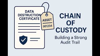 Data Destruction Certificates Explained | Why Chain of Custody Secures Your Audit Trail