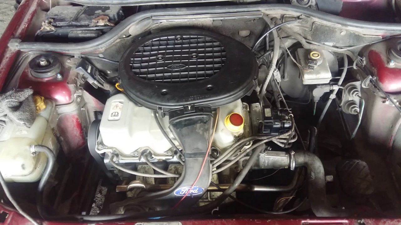 троит двигатель форд Орион 1.4 cvh - YouTube