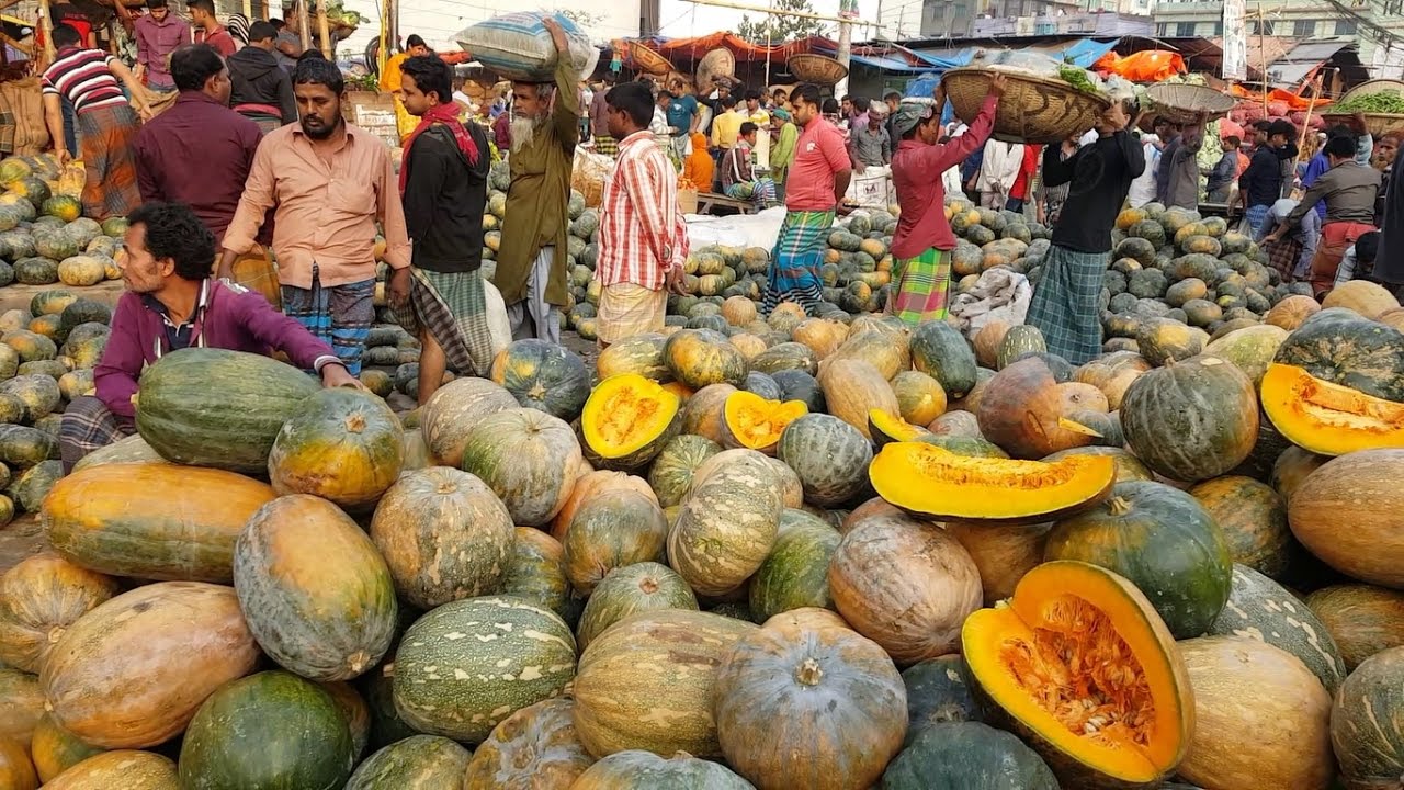 Most Amazing Big Vegetables Market Karwan Bazar Dhaka Bangladesh YouTube