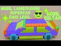 Tutorial membuat mobil lamborghini super car dari lego