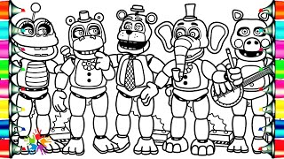Five Nights at Freddy's Coloring Pages / FNaF 6 Pizzeria Simulator / Toy Mediocre Melodies
