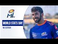MI's top Run scorer, Wicket taker, Big hitter and more | विश्व सांख्यिकी दिवस