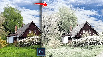 How To Add Snow In Photoshop (2 Min) | Snow Effect Using Channels