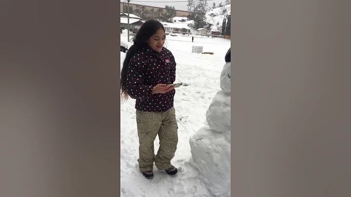 Snow man song by Ebonie