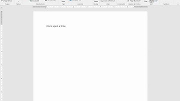 How to Create a Drop Cap(Word 2016)