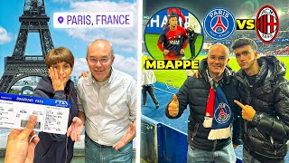 PAPÀ TI REGALO un VIAGGIO a PARIGI PER MILAN vs PSG in CHAMPIONS LEAGUE! *VLOG ASSURDO*