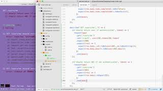 Security and Authentication: Testing POST users and GET usersme