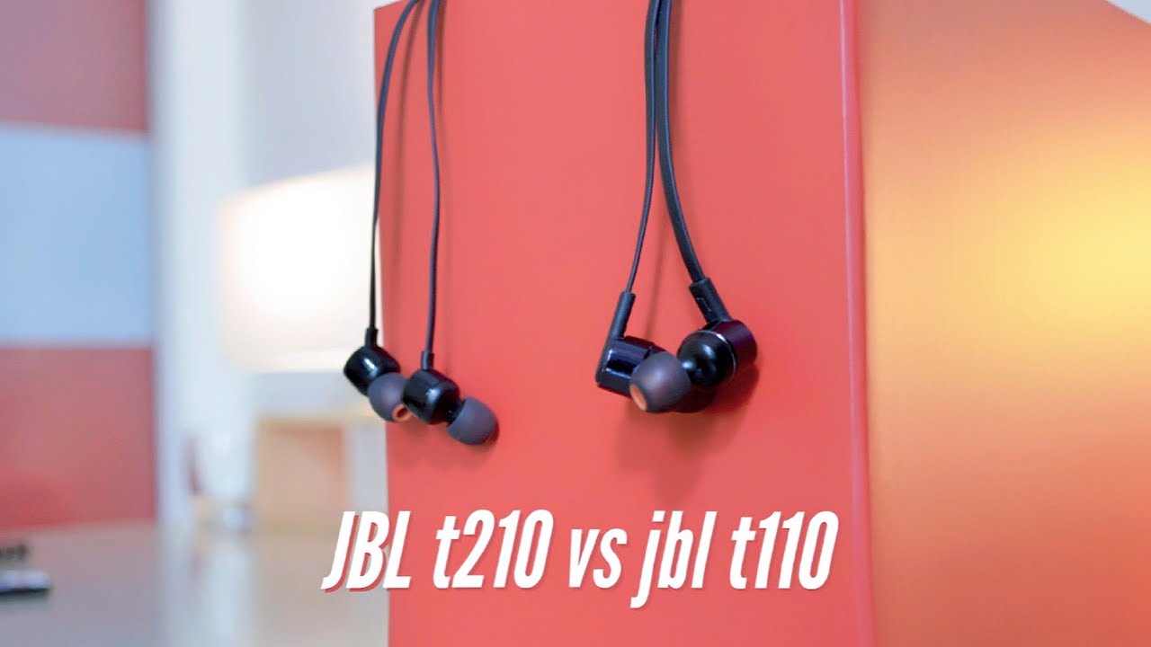 Flyselskaber Goodwill fysisk Jbl t210 vs jbl t110 [ pure bass earphones ] - YouTube