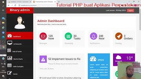 Tutorial cara membuat aplikasi perpustakaan sederhana menggunakan PHP Part 1
