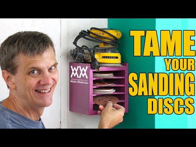 Portable Sandpaper Storage, Woodworking Project