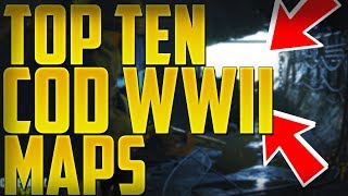 ALL COD WWII MAPS RANKED FROM WORST TO BEST!