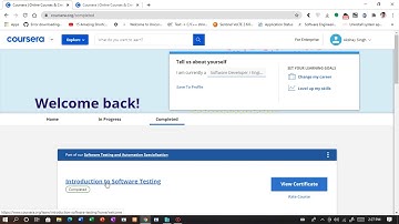 Introduction to software testing (Coursera)