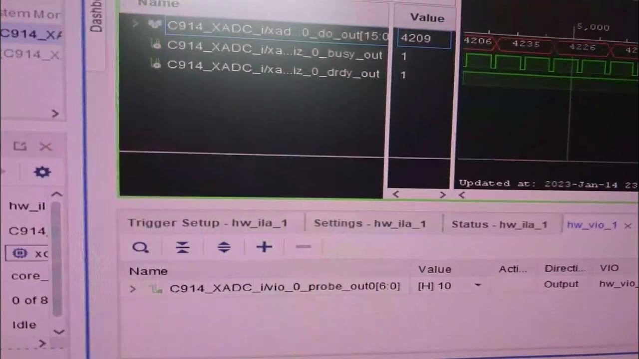 Xilinx Spartan7 XADC ADC value measurement YouTube