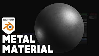 METAL MATERIAL IN BLENDER | BLENDER TUTORIAL FOR BEGINNERS