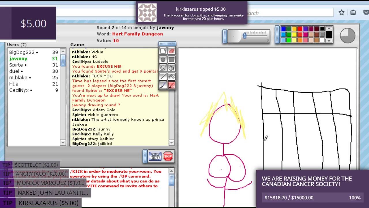 nL 24 Hour Charity Stream 2016 [PART 11] - iSketch