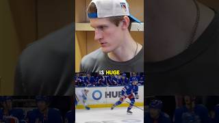 Adam Edstrom on getting a win at MSG #NYR #newyorkrangers #nyrangers #hockey #shorts