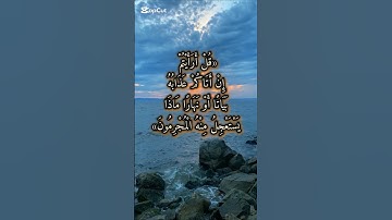 "تلاوة خاشعة مؤثرة | الآية 50 من سورة يونس بصوت عذب يلامس القلوب"