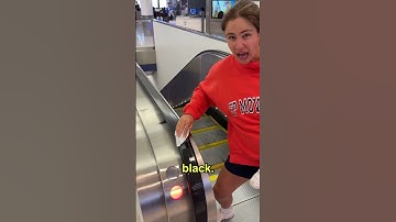 This is why you should never touch escalator rails! 😱