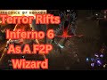 Terror rift run inferno 6 difficulty  f2p wizard  diablo immortal