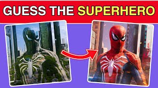 Guess the Hidden Superhero by ILLUSION | Marvel & DC Superheroes