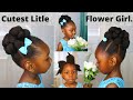 WOW ! This is My Best Kids Hairstyle Soo Far, Christmas Hairstyle Ideas For Medium Natural Hair.