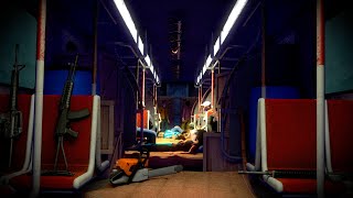 Zombie Apocalypse Survivors' Subway Ride | Horror Ambience & Scary Sounds