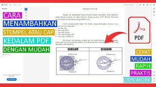 Cara Menambahkan Stempel di Pdf Mudah dan Rapih