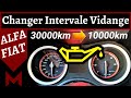 Modifier intervale de rappel entretien sur alfa romeo et fiat  service interval   meca maniaque