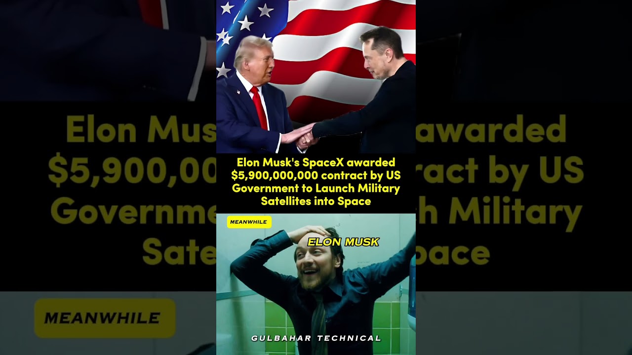 Elon Musk’s SpaceX Wins .9 Billion Contract to Launch Military Satellites 🚀💸