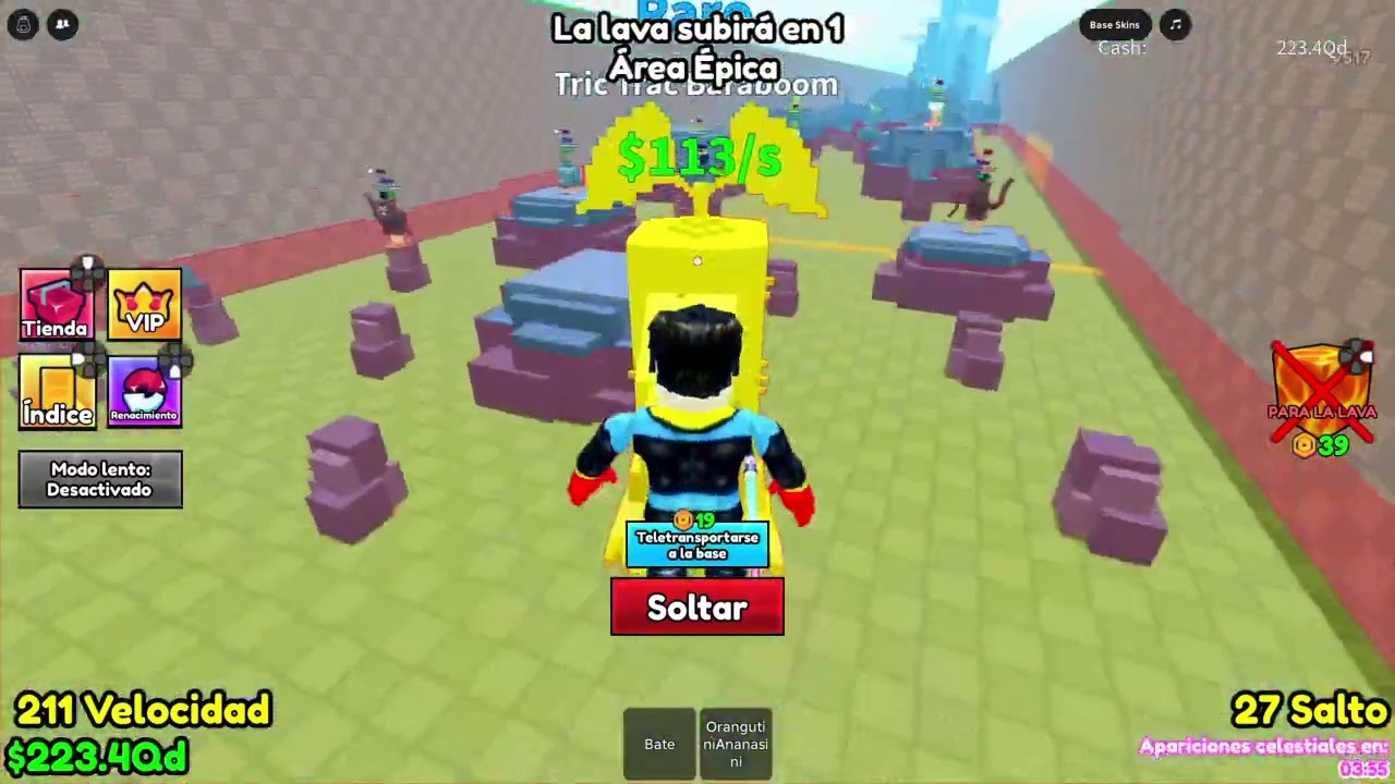 Lava Brainrots base de oro