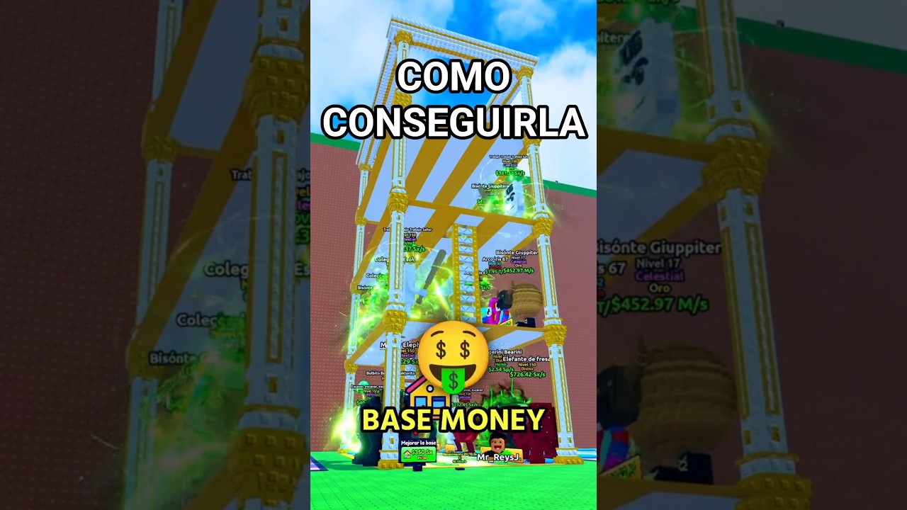 Como tener la Base Money en Escapa del Tsunami por Brainrot 🤑 Roblox 