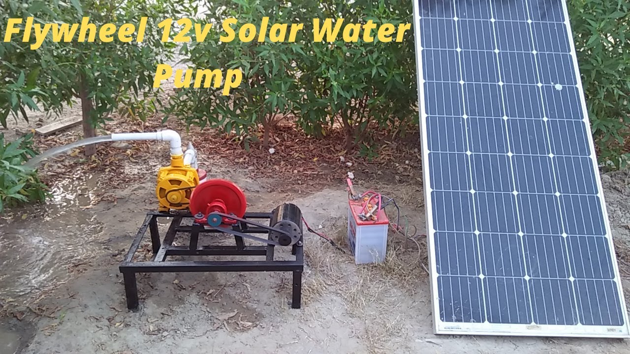How to Make DC Solar Water Pump AC Pump Convert To 12v Install Solar ...