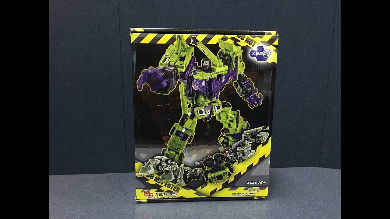 X2Toys/Shadow Fisher Upgrade Kit for CW/UW Devastator - YouTube