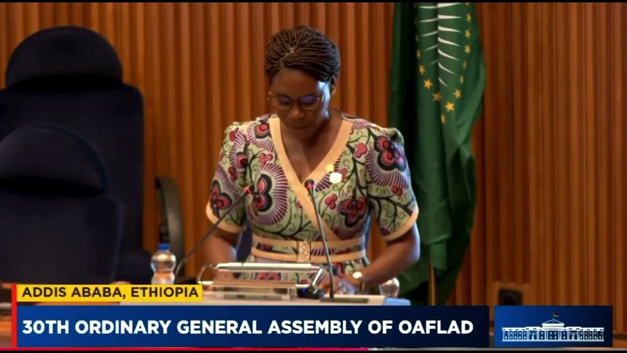 Discours de S.E. Mme Zita OLIGUI NGUEMA (Gabon), lors de la séance publique de la 30e A.G