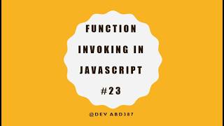 Celebrity Function Invoking IN JavaScript #23 بالعربي Net Worth