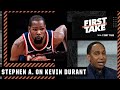 Stephen A: KD can only take the Nets to the first round of the playoffs 👀 | First Take