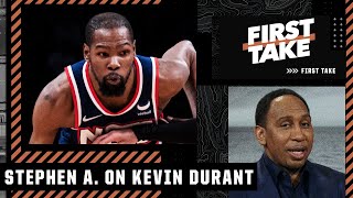 Stephen A: KD can only take the Nets to the first round of the playoffs 👀 | First Take