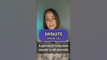 The word Minute actually has multiple meanings #shorts #english #learnenglish #ingles