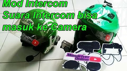 Mod intercom ala ala sena - Suara langsung masuk camera action