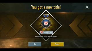 Pubg Mobile Highest K D Ratio And Title Solo Wins Youtube