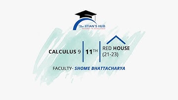 Calculus 9,11th,Red House(21-23),Date-23-06-21,By-Shome Bhattacharya