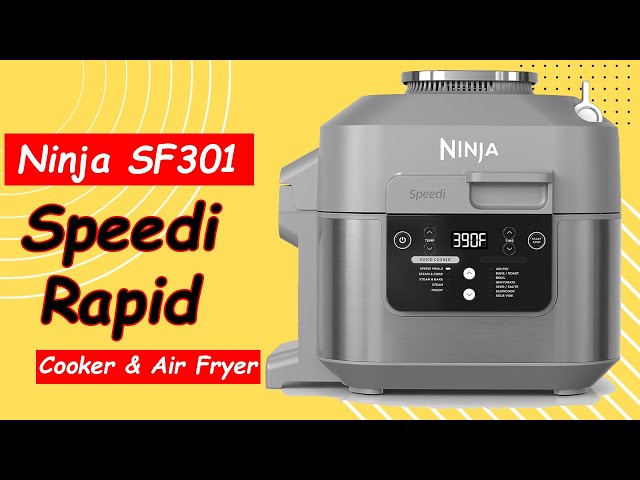 Ninja SF301 Speedi Rapid Cooker & Air Fryer: Best Multi Cooker with Air  Fryer 